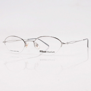 니콘 안경테 dt4867 0112 51mm 티타늄 반무테 안경